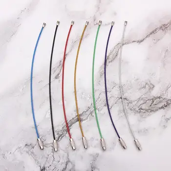 Colorate Blocare Cu Șurub Din Oțel Inoxidabil, Sârmă De Masina Breloc Cablu Rope Brelocuri Breloc Cheie Lanț De Inele De Cablu În Aer Liber Breloc