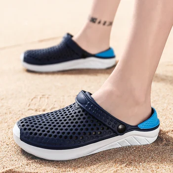 Unisex Vara Sandale de Plaja Doamnelor Saboti Papuci de casă Bărbați Plat Anti-Alunecare Flip Flops pentru Femei