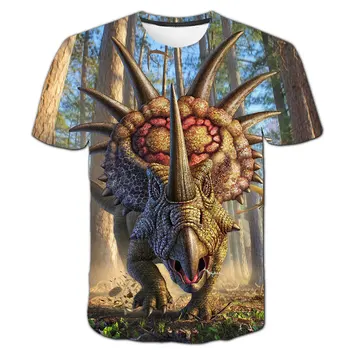 Rechin Dinozaur Lup tricou Copii Băieți Fete Tricouri 4 5 6 7 8 9 10 11 12 13 14 Ani Haine pentru Copii Imbracaminte Copii Topuri Tricouri