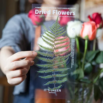 6 buc/Sac de Mari Dimensiuni Weekend Flori, Magazin de Flori Uscate de Plante Manual PVC Autocolante Decorative