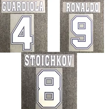 1996 1997 Guardiola Ronaldo Stoichkov Personaliza Orice Nume Număr de Imprimare de Fier pe Transfer Insigna