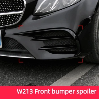 Auto prelungire Bara Fata Spoiler Splitter Acoperi Lumina de Ceață Grila Stip pentru Mercedes Benz E-Class W213 Sport E63 2016 2017 2018