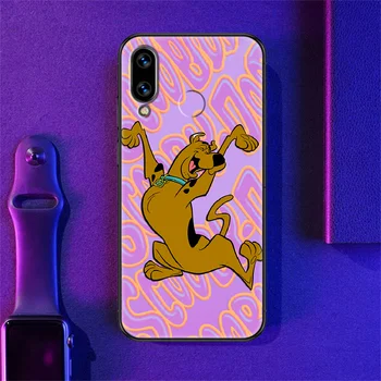Scooby Doo Desene animate cazul în care Telefonul Pentru Huawei Honor 6 7 8 9 10 10 20 O C X Lite Pro Joace negru de lux de celule de acoperire tpu Etui silicon