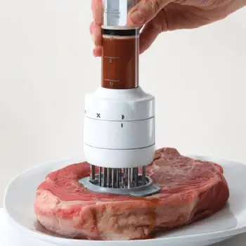 Profesia fragezeste Carnea Ac din Oțel Inoxidabil, Instrumente de Bucatarie de Gatit carne de Pasăre Carne de GRĂTAR din Carne Injector Aroma Sosul Seringa