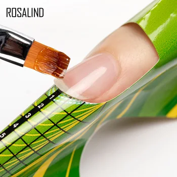Rosalind 15ML Constructor Poly Gel de Unghii Pentru Extensie de Unghii Set Pure Color Instrumente de Manichiură Nevoie de partea de Sus Strat de Bază Profesie Kituri