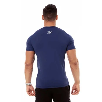 Vara T-shirt, Sală de Fitness Fitness Slim tricou Vrac Casual de Imprimare T-shirt pentru Bărbați Respirabil Întinde Supradimensionate T-shirt