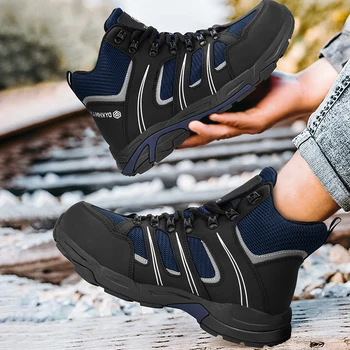 Barbati Pantofi De Protecție În Aer Liber Puncție Dovada Anti-Zdrobitor Adidași Non-Alunecare Rezistent La Apa, Anti-Static Pantofi De Alpinism Cizme De Lucru