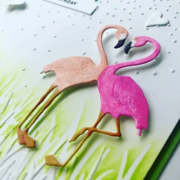 Fluturi Reni Flamingo Tăiere a Metalelor, Matrițe, Pentru DIY Scrapbooking Relief Decorativ Meserii Livrările de Carduri de a Face Noi 2020