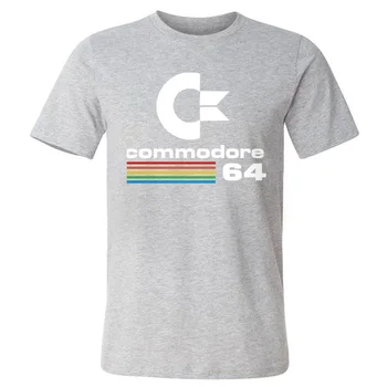 Barbati tricouri de Vară 2021 Commodore 64 de Imprimare T tricoul C64 SID Amiga Retro Cool Design T-shirt Short Sleeve Top tee Mens XS-3XL