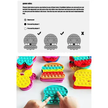 Push Pop Bule Senzoriale Jucărie Autism are Nevoie de Squishy Eliberare de Stres Jucării Adult Copil Amuzant Anti-stres Frământa Reliver Stres