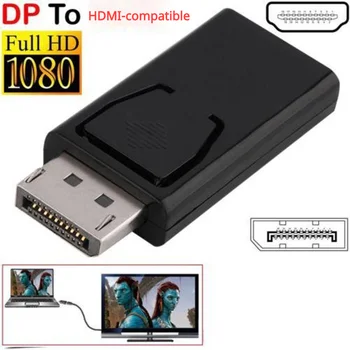 DP La HDMI compatibil cu Max 4K/1080P Display Port DP sex Masculin La HDMI compatibil Feminin Adaptor Negru de Înaltă Calitate Convertor Pentru HDTV