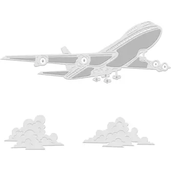 2021 Aeronave Noi și Cloud Tăiere a Metalelor, Matrițe, Pentru Mucegai Tăiat Hârtie Decor Felicitare Scrapbooking DIY NU Stamp Set