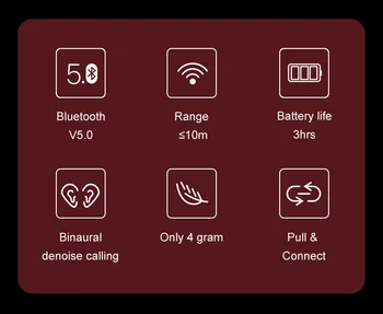 Noi Marvel Certificate Mini Bluetooth V5.0 Iron Man TWS Wireless Căști Stereo Căpitanul America de Sprijin care Leagă Două Smartphone