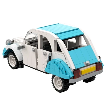 High-Tech Car Classic Car MOC Camper Oraș Retro Vehicul Colectare Model de Blocuri Caramizi Tehnician Jucării Pentru Băiat