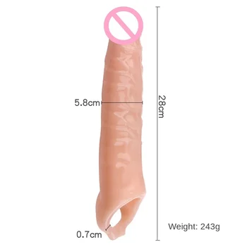 Penis mare Maneca Super Mare Vibrator Mare Telescopic pentru Femei lesbiene Vibrador Realiste Piele Sentiment Realist Penis Vibrator Moale