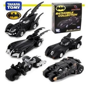 TAKARA TOMY Masina de Metal de Colectie Batmobilul Model de Masina BatmanChariot Set Complet de Acasă de Colectie, Cadou Jucarii pentru Copii