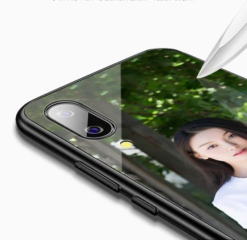 Personalizate Personalizate Caz Telefon Din Sticla Temperata Pentru Samsung Galaxy A10 S A20 S A50 A51 A71 A70 A80 A81 A91 Acoperi Design Personalizat