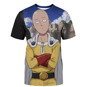 New Sosire UN OM PUMN Tricoul Anime ONE-PUNCH Man T Shirt de Desene animate 3D pentru Adulti Barbati Harajuku T-shirt Cosplay Vara Streetwear Topuri