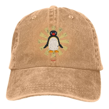 Reglabil Culoare Solidă Șapcă De Baseball Pingu Noot Retro Japoneză Spălat Bumbac Noot Noot Pinguin Amuzant Umor Kawaii Femeie Pălărie