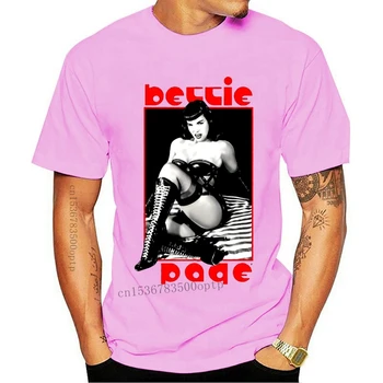 Bettie Page Amanta Adult Slim Fit Short Sleeve T-Shirt Dimensiuni - S-2X Nou