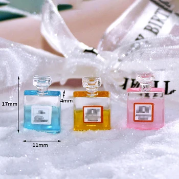 6Pcs 1/12 Casă de Păpuși în Miniatură Rășină Sticla de Parfum Model de Simulare Jucărie Mini Decora casă de Păpuși Accesorii