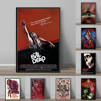 Evil Dead Film De Groază Clasic Panza Pictura Postere Si Printuri Imaginile De Pe Perete Decorative Abstracte Decor Acasă Quadro