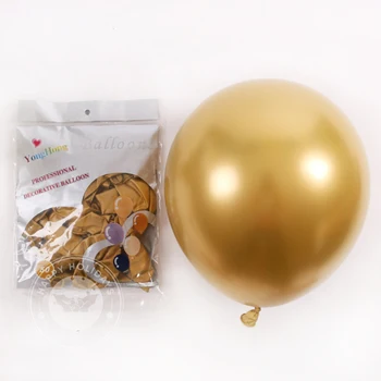 Metalice Balon de Aur Baloane, Arcada Nunta Consumabile 5/10/12/18inch Petrecere Copil de Dus Decor Globos Jucării en-Gros