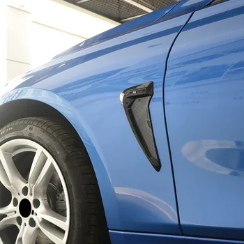 2 buc/set Masina Modificata Partea Spoiler Vânt Cuțit pentru BMW X5 E90 F30 Branhii de Rechin Partea Aripii de Aerisire Decor 3D Autocolante Auto-Styling