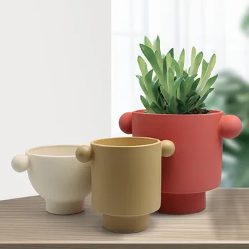 Nordic Uri Creative Vaza Ceramica Ghiveci Acasă Living Office Desktop Aranjament De Flori Recipient Uscat Vaza De Flori Decor