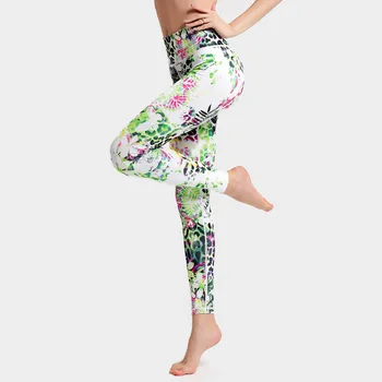 Noi Pantaloni De Yoga Pentru Femei Respirabil Sexy Sport Fitness Jambiere Leopard De Imprimare De Înaltă Talie Pantaloni De Yoga Hip Dresuri Pantaloni De Yoga