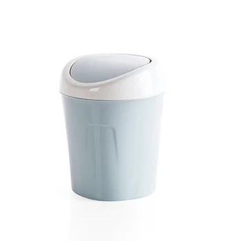 Desktop Mini coș de Gunoi se Agită Capacul de Masa Masina de Gunoi de uz Casnic pentru Bucătărie Depozitare Biroul de Acasa Biroul Cub de Gunoi Reciclare