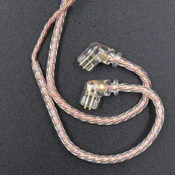 0,75 mm pentru căști cablu KZ-ZST placat cu aur stereo cupru fără oxigen high-end casti originale linie de aur răsucite upgrade-line