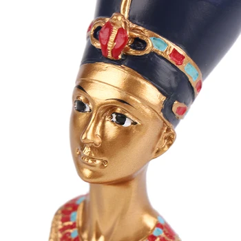 Pictate Manual Rasina De Artizanat Acasă Faraonul Egiptean Acasă Ornament De Epocă Sculptură Figurine In Miniatura Statuie Decor