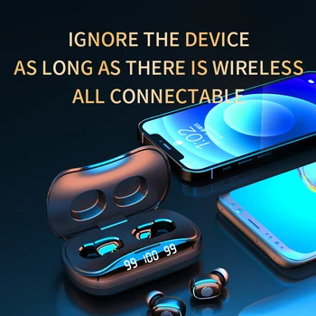 TWS Wireless Bluetooth 5.1 Căști Căști de Gaming Touch In-Ear Stereo Muzică Impermeabil Cască Pentru Gamer Telefon Mobil