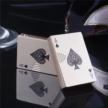 Multifunctional Poker Butan Jet De Gaz De Brichetă Creative Verificați Bani Pentru Nefumători Bricheta Rezistent La Apa Portabil Torch Lighter