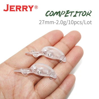 Jerry Concurent 10buc Gol Crankbait Nevopsite Greu Momeala Ultralight Momeli de Pescuit Wobbler Păstrăv Greu de Pescuit Lures