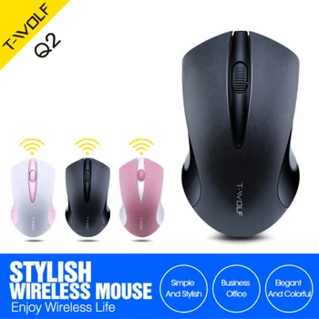 T-Lup Wireless Mouse Computer Mouse-ului Wireless Ergonomic Mouse-ul fără zgomot Sunetul USB de PC Soareci de Birou Mic Mouse-ul Pentru Laptop PC