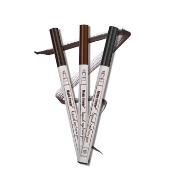 3 ColorsFour capete Sprânceană Creion Ușor pentru a Trage de Lungă durată, rezistent la apa si Transpiratie-dovada pe baza de Apa Lichid, Creion Sprancene, Cosmetice