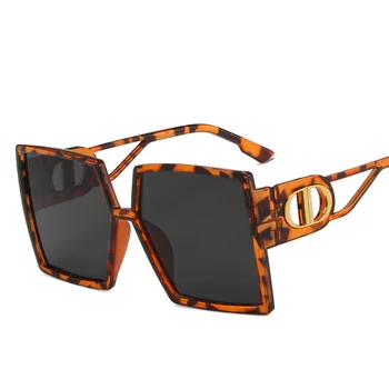 Vintage Mare Plus ochelari de Soare Patrati Lentes De Moda Gafas Oculos Supradimensionate Sonnenbrille Nedefinit Okulary Epocă Nouă Tendință UV400