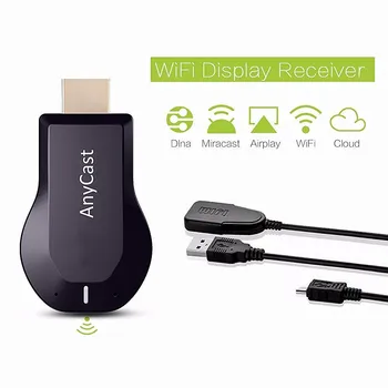 M2 TV Stick Anycast Plus Miracast Wireless 080P TV Stick Adaptor Wifi Display Oglinda Receptor Dongle pentru Ios Android
