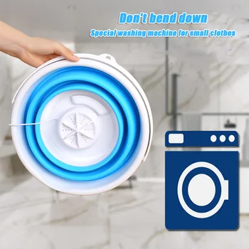 Mare Pliante de Spălătorie Cadă Bazinul Portabil Mini-Mașină de Spălat Automată de Spălat Haine Găleată LG66