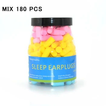 120/180 Buc Dopuri De Urechi Izolare Fonica Spuma Moale Pentru Dormit Dopul Anti Reducere A Zgomotului De Somn Anularea Protecție Dopuri De Urechi