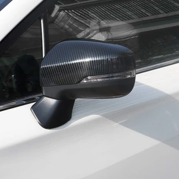Pentru Subaru XV Crosstrek 2017-2020 Fibra de Carbon de Culoare Mașină Usi Laterale Oglinda Retrovizoare Capac Capac Ornamental pentru Forester 2019 2020