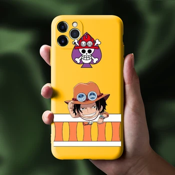 One Piece Anime Japonia Luffy Tony Chopper ACE Bomboane Caz Pentru Apple iPhone 12 11 Pro XS Max mini 7 8 6 6S Plus XR Telefon Moale Capacul