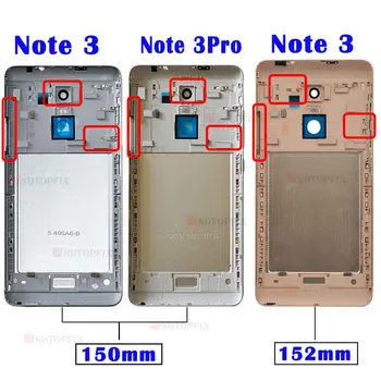 Pentru Xiaomi Redmi Note 3 Pro 152mm Ediție Specială SE din Spate Baterie Carcasa Capac Usa Spate Caz+Buton Lateral+ Camear Capacul Obiectivului