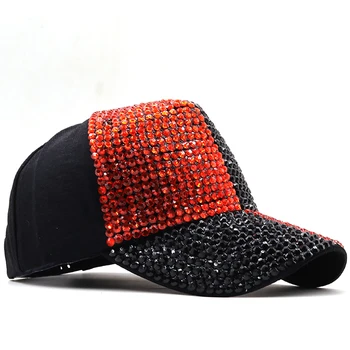 Noi Pietre de lux Paiete perle Șapcă de Baseball Pentru Femei de Vara din Bumbac Palarie Fete Snapback Hip hop pălărie Gorras Casquette Oase