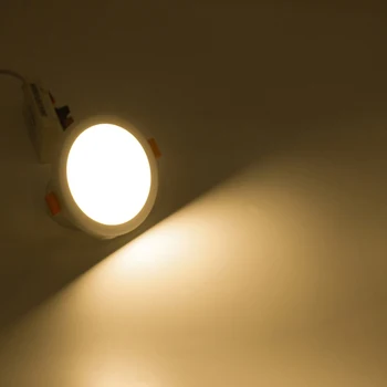 Pătrat Rotund Panou cu LED-uri Lumini de Suprafață Ultrathin 6W corp de Iluminat 8W 15W 20W 220V Panoul de Lumina Alb/Calda Interior Dormitor Lumină LED-uri