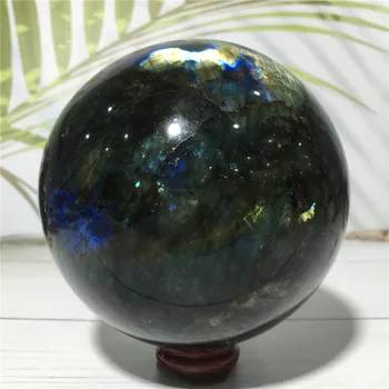 Naturale labradorit Cristal de Cuarț de Colectare Cadou Home Ball Articole de Mobilier Reiki de Vindecare shpere