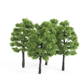 20buc Mini Creative Model de Tren Artificiale Copac in Miniatura Peisaj de cale Ferată Decor Clădire Peisaj Acces Jucării Pentru Copii