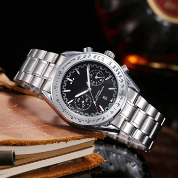 Top Brand de Lux pentru Bărbați Cuarț Ceas Bandă de Oțel rezistent la apa 30M Ceas AAA Reloj de los hombres 2021 Noi